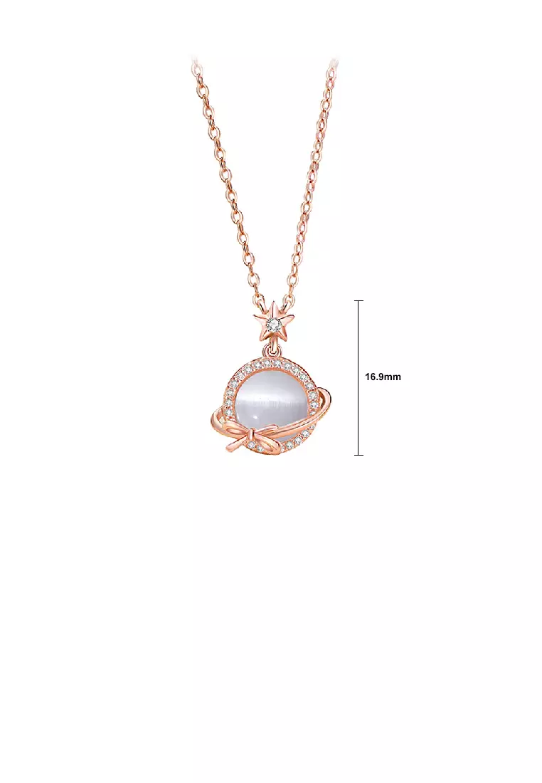 Gold necklace with opal pendant outlet