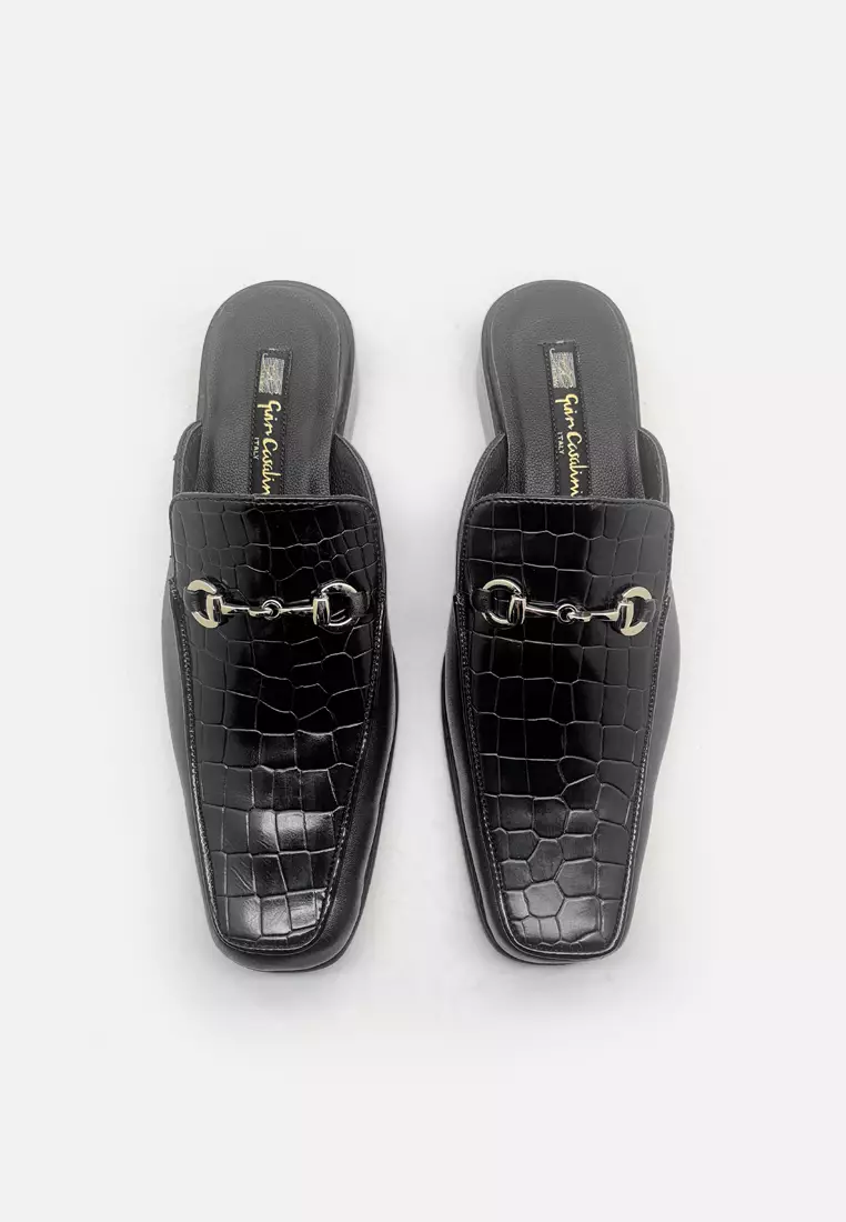 William Men Loafer Croco with Metal Buckle Casual