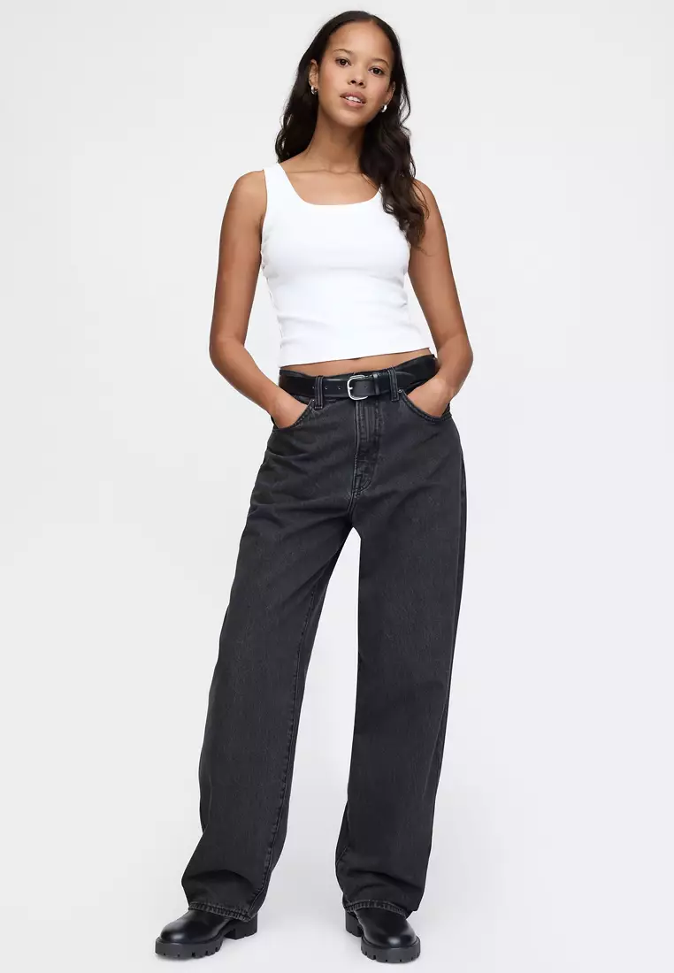 Baggy Fit Rigid Jeans