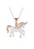 Her Jewellery The Unicorn Pendant (Rose Gold) - Made with Swarovski Crystals 0F318ACDE8B5AEGS_1