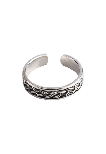 OrBeing white Premium S925 Sliver Twine Ring 8960AACFEBCECDGS_1