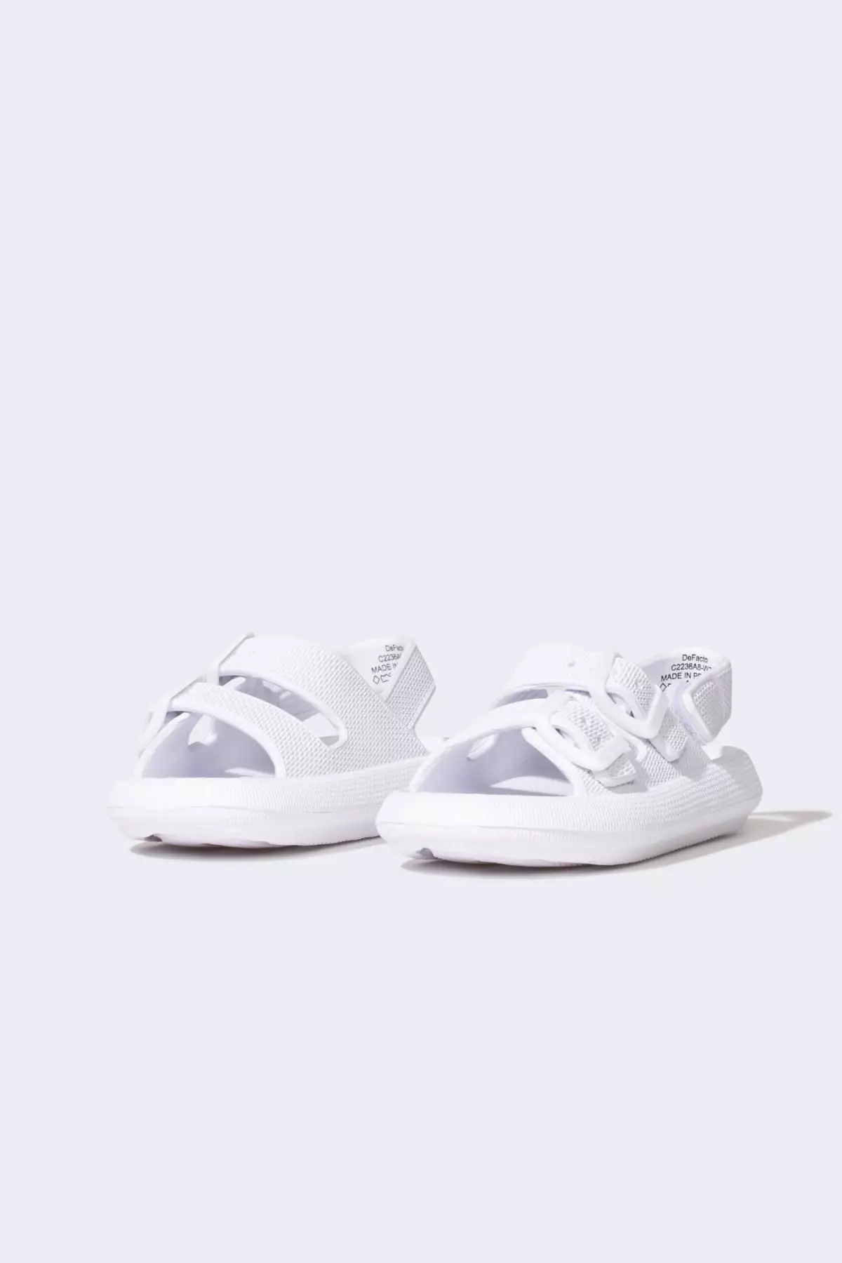 Discount on DeFacto  shoes - SKU: Velcro Flat Heel Sandals