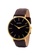 Massa Collections brown Grace 41mm Black Gold w/ Leather Strap Quartz Watch 54EFFAC13ABAC7GS_1