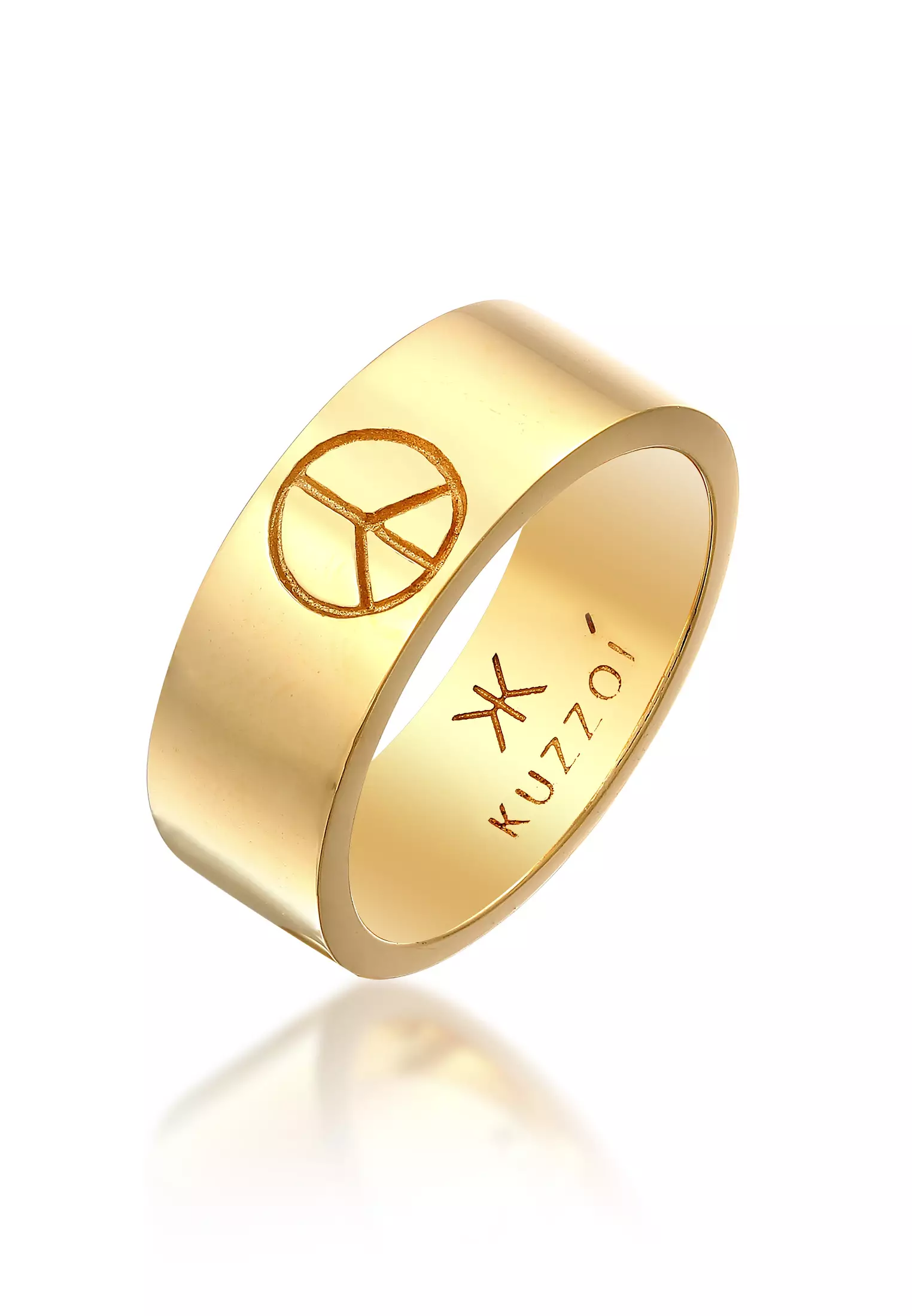 Louis Vuitton LV Instinct Ring logo Ring Gold Plated Gold Women