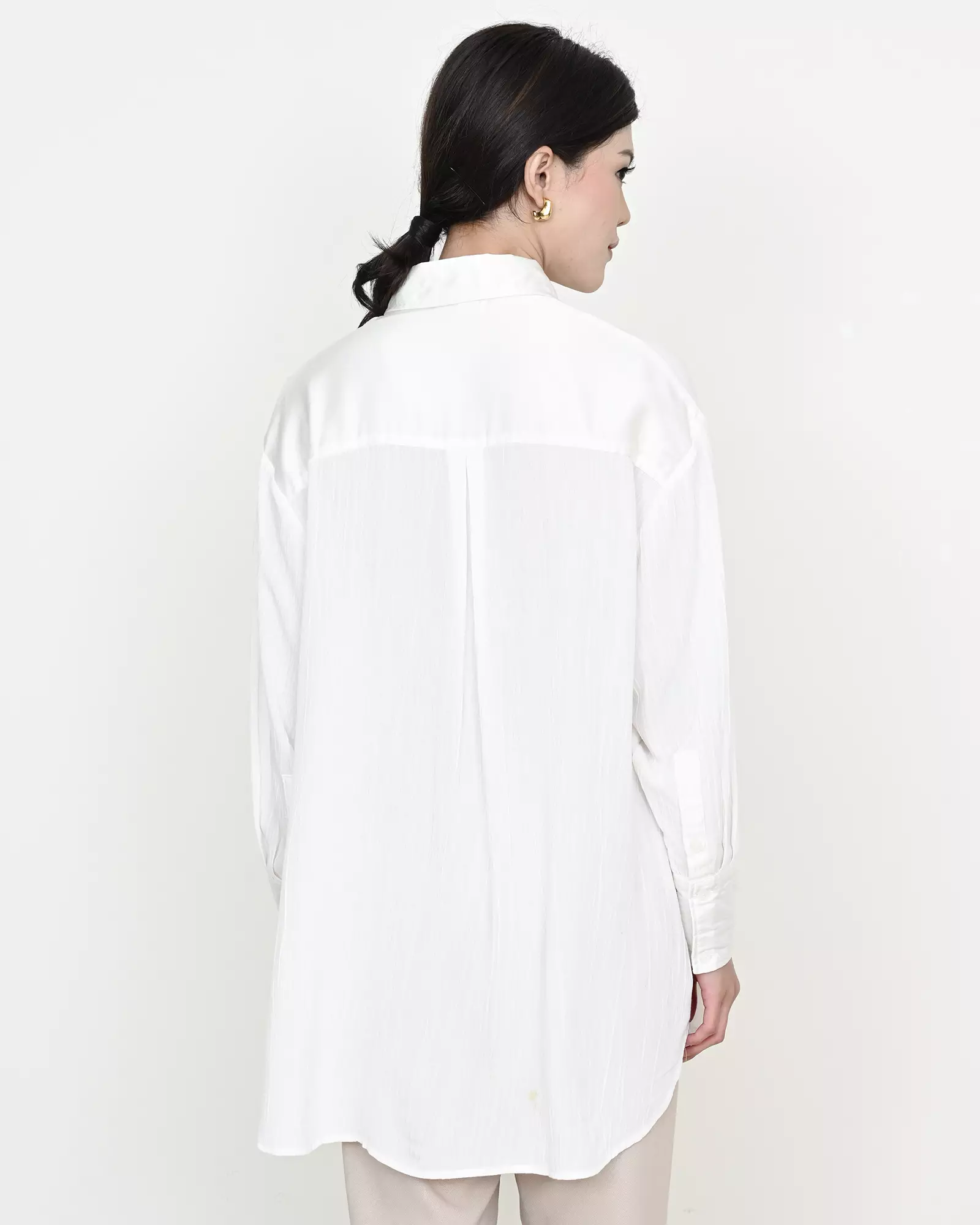 Geulis.id LENORE TUNIC - Brokenwhite
