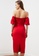 Trendyol red Puff Sleeves Dress EE84EAAA86D3FCGS_2
