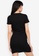 ZALORA BASICS black Basic Short Sleeve Bodycon Dress 9163EAA778B04BGS_2