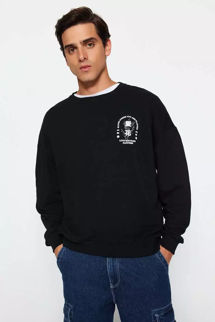 Men on sale crewneck sweatshirt