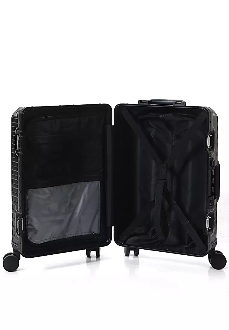 Belinda Koper Hardcase Size 20 Inch Suitcase Unisex TSA Lock Material Polycarbonate ORIGINAL - Black