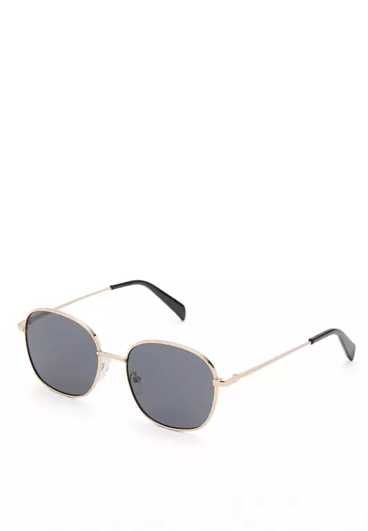 Metallic Frame Sunglasses