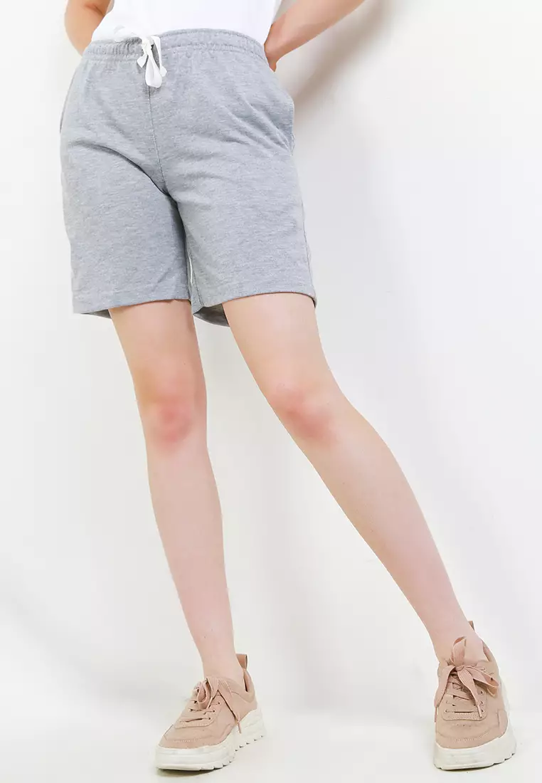 Cotton Well Sweat Short French Terry Celana Pendek Sporty Santai Polos