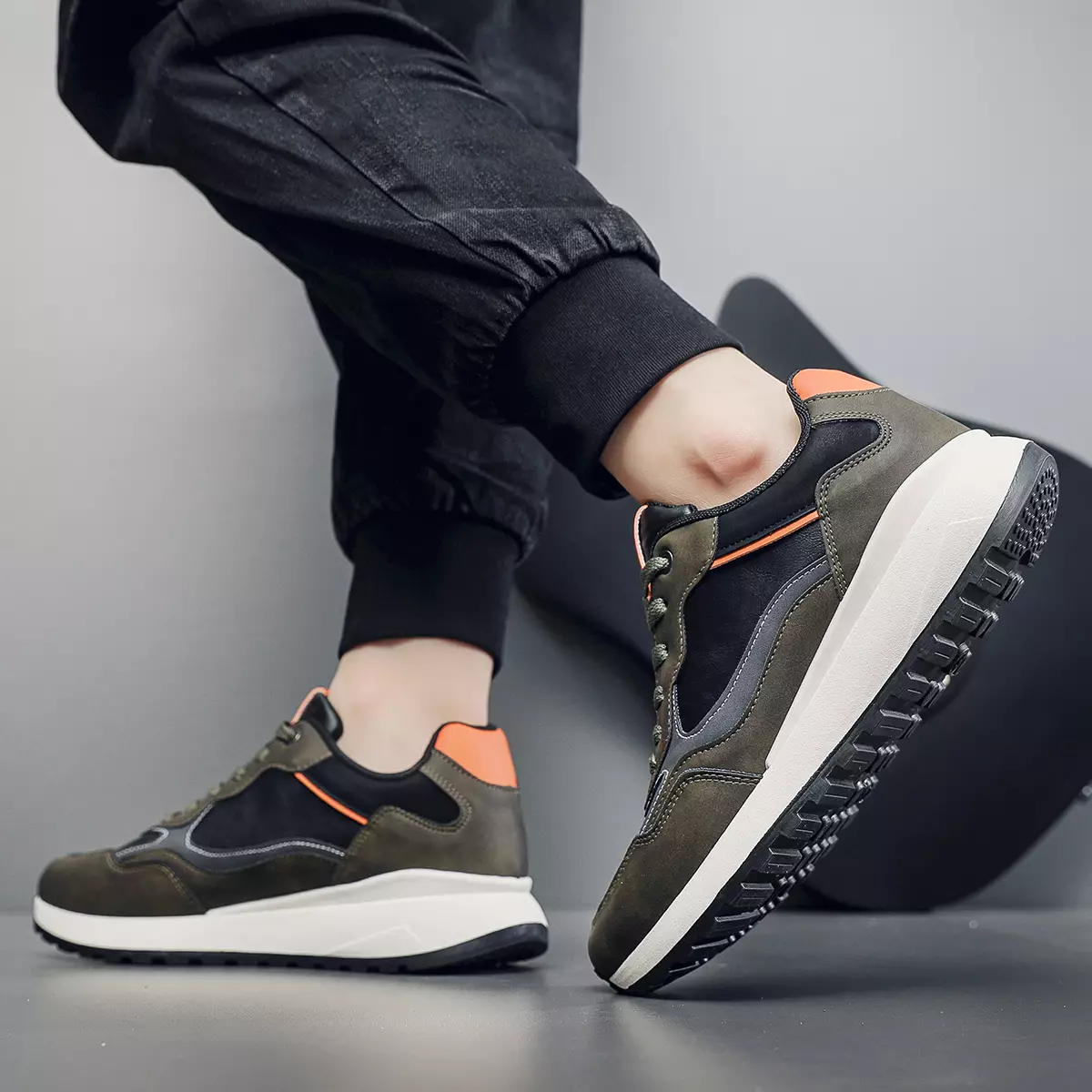 Sepatu Cowok Hangout Ootd Kampus Sneakers Pria Trendy QN6623