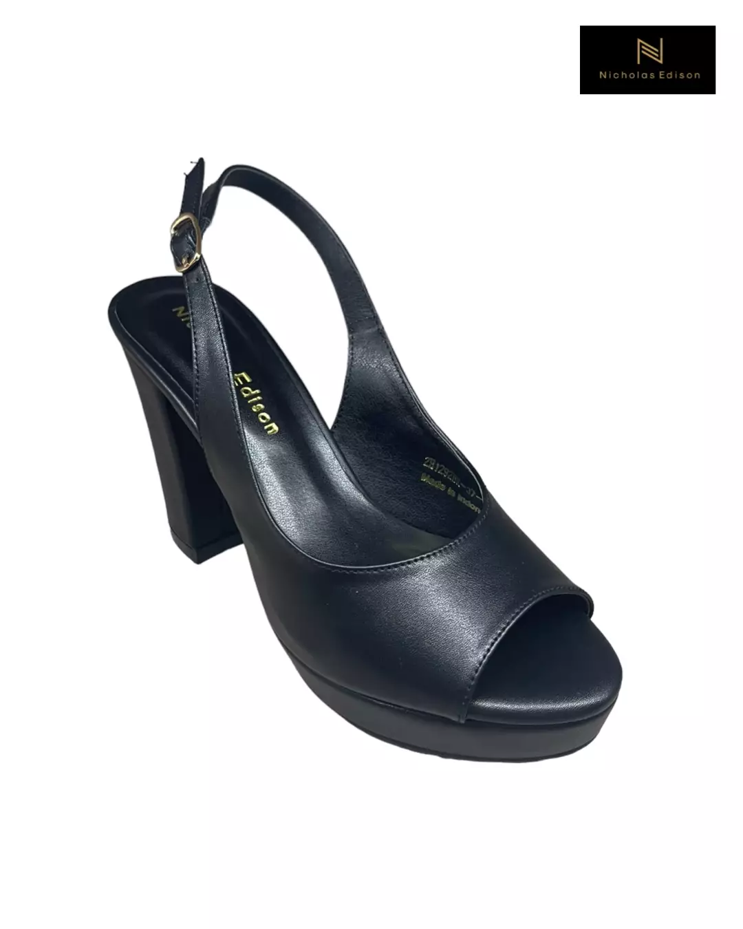 Nicholas Edison Heel Leah Black