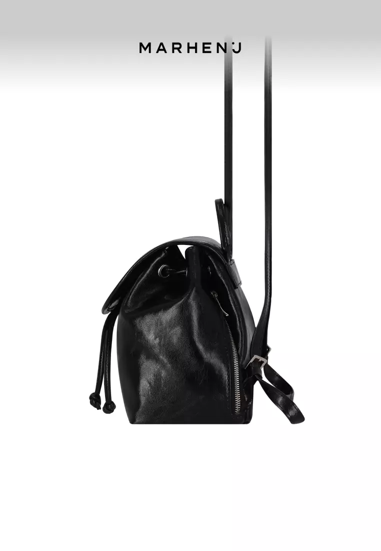 RENEE Vegan Leather Backpack Black
