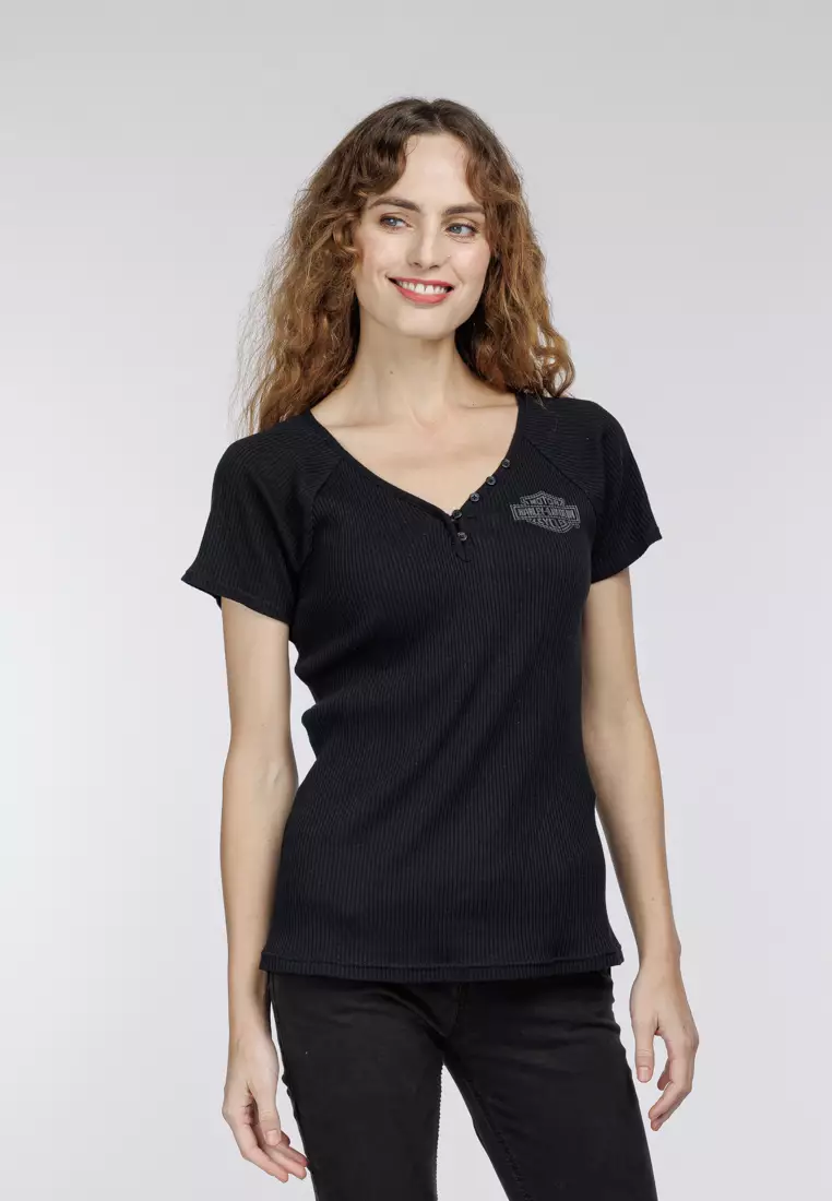 Harley-Davidson Creed Club Rib Knit Top
