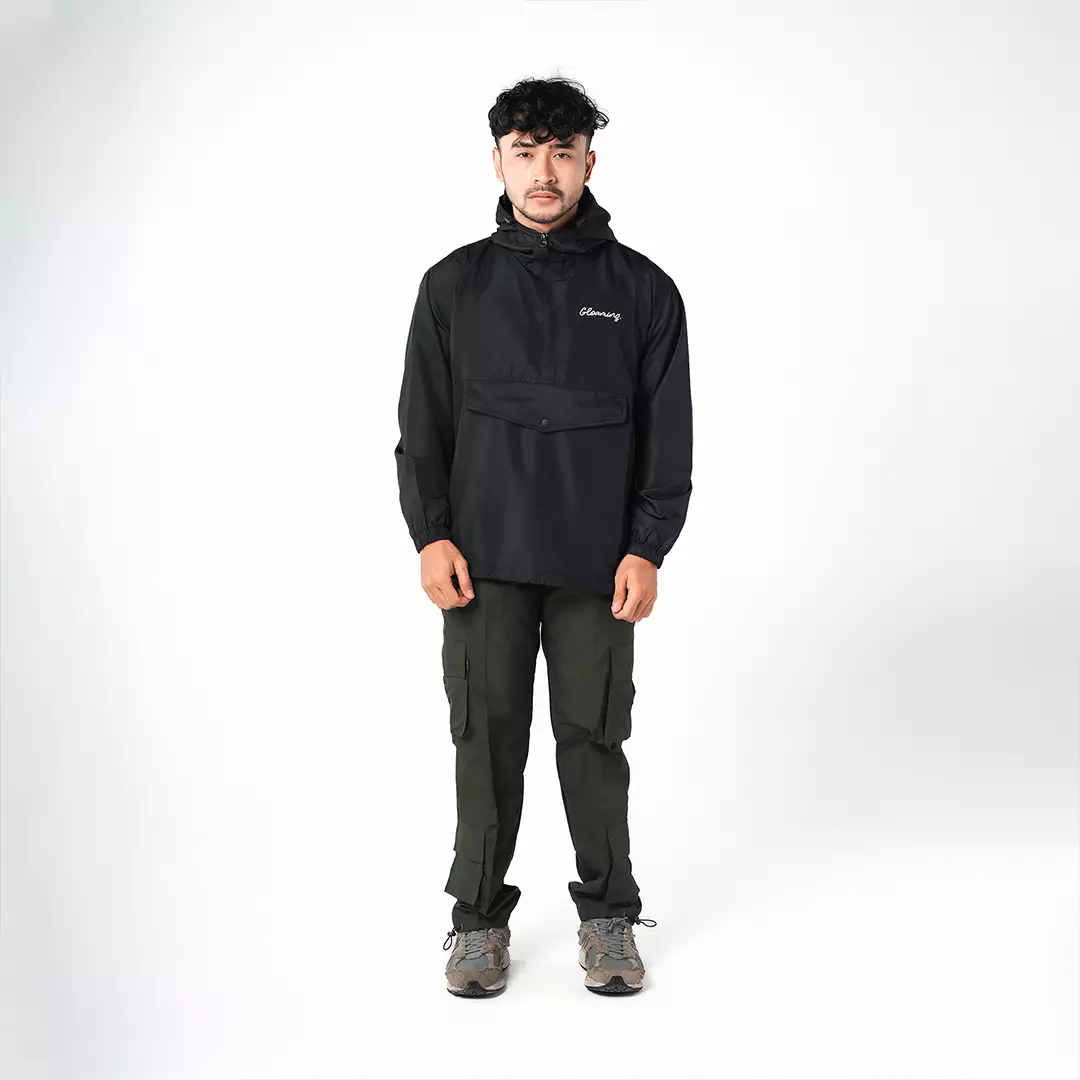 Jaket Gorpcore Parasut Black Unisex