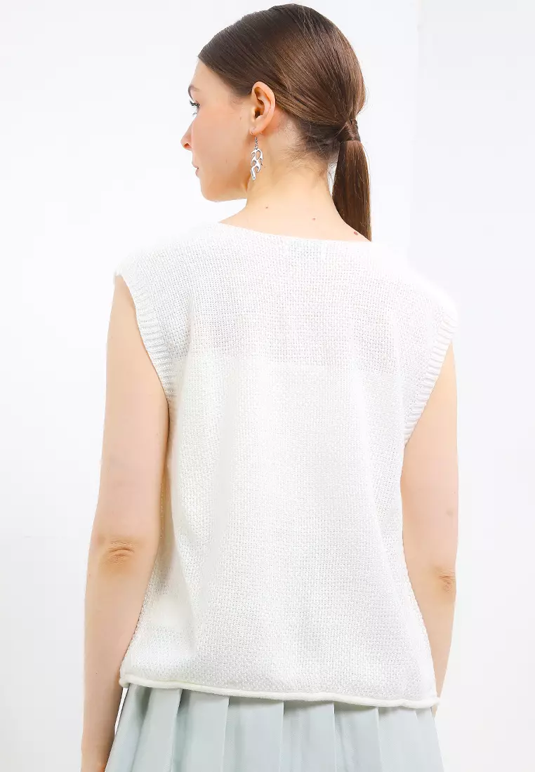 Triset Casual Vest Knit Wanita - TM100050003
