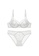 W.Excellence white Premium White Lace Lingerie Set (Bra and Underwear) 8A627USE8E57C0GS_1