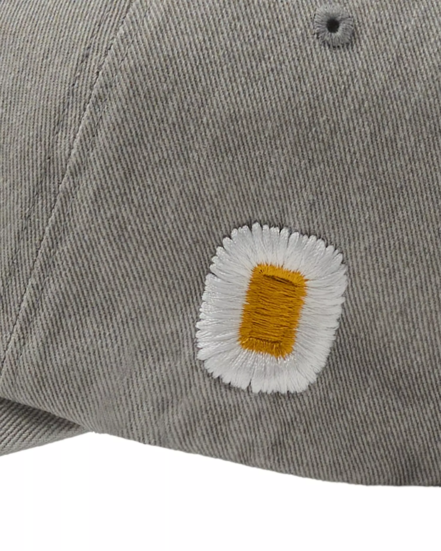 ADLV X LALALA FEST OVERLAY DAMAGE BALL CAP LIGHT GRAY (OVERSEAS EXCLUSIVE)