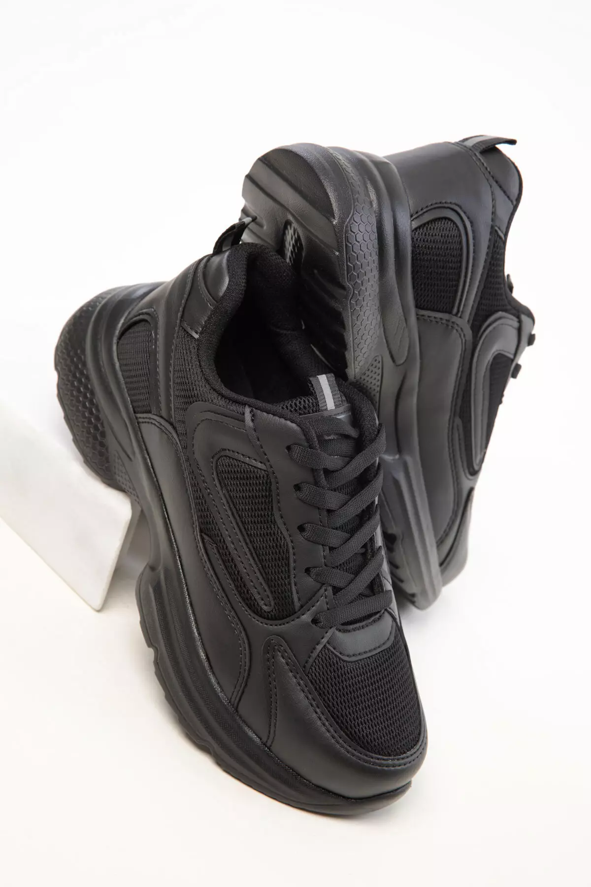 Black-Black Women's Sneaker 20413