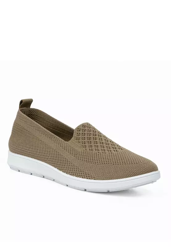 Dr. Kevin Sepatu Olahraga Sport Wanita Sneakers Rajut Slip On 559-001
