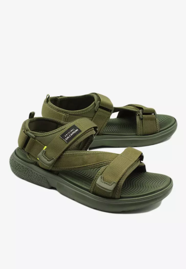 Dr Cardin Men Adjustable Triple Strappy Sandals D-EOQ-7983