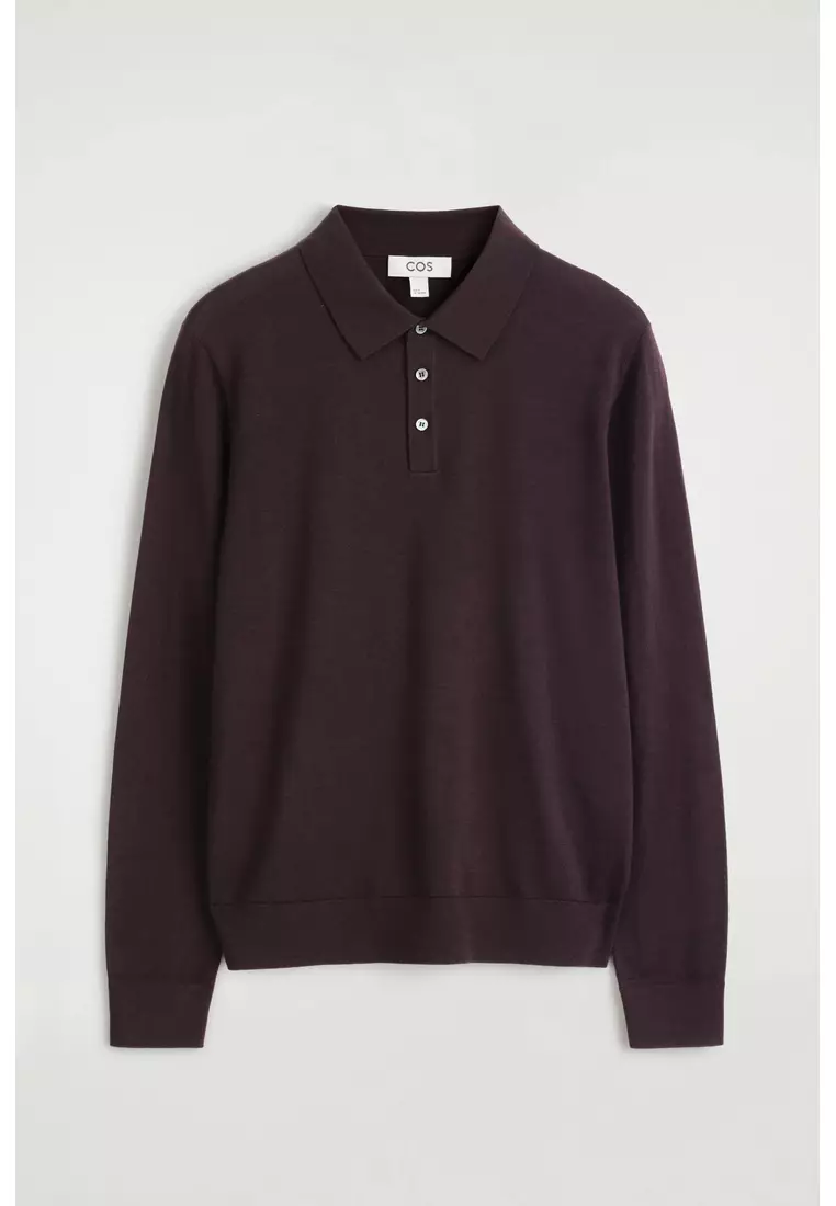 SLIM MERINO WOOL POLO SHIRT