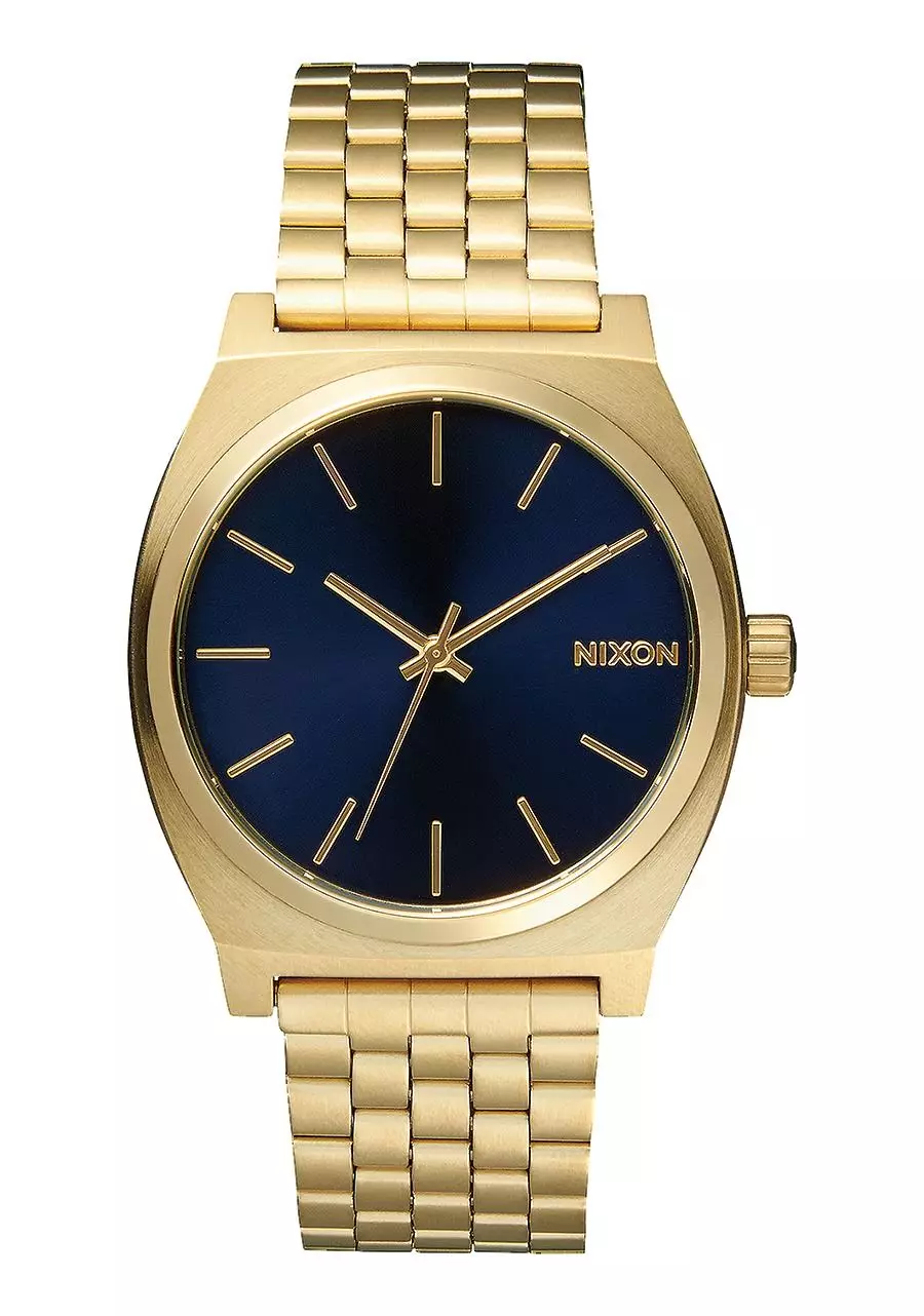 Nixon time best sale teller gold cobalt