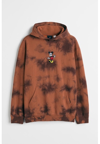 h&m brown hoodie