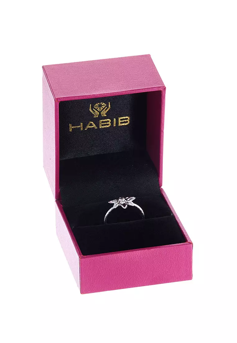 HABIB 750/18K White Gold Ring GRT397