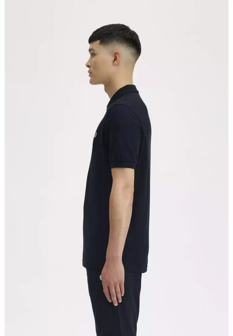Fred Perry M6000 The Twin Tipped Fred Perry Shirt (Black / White)