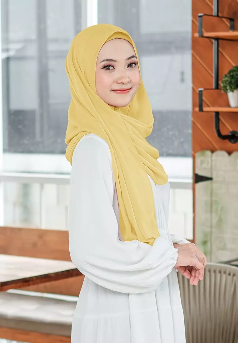 HIJAB INSTAN SHEILA - LIGHT MUSTARD