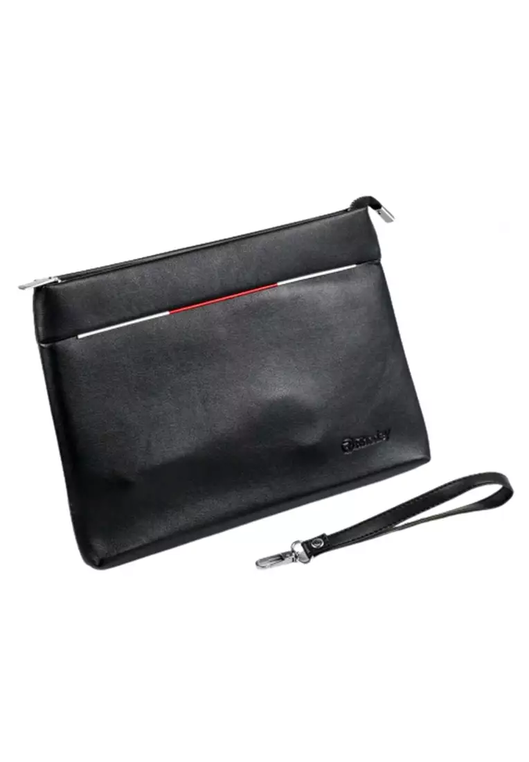 Konomo Tas Genggam Dompet Clutch Bag Size Large Portable Design Material Synthetic Leather ORIGINAL - Black