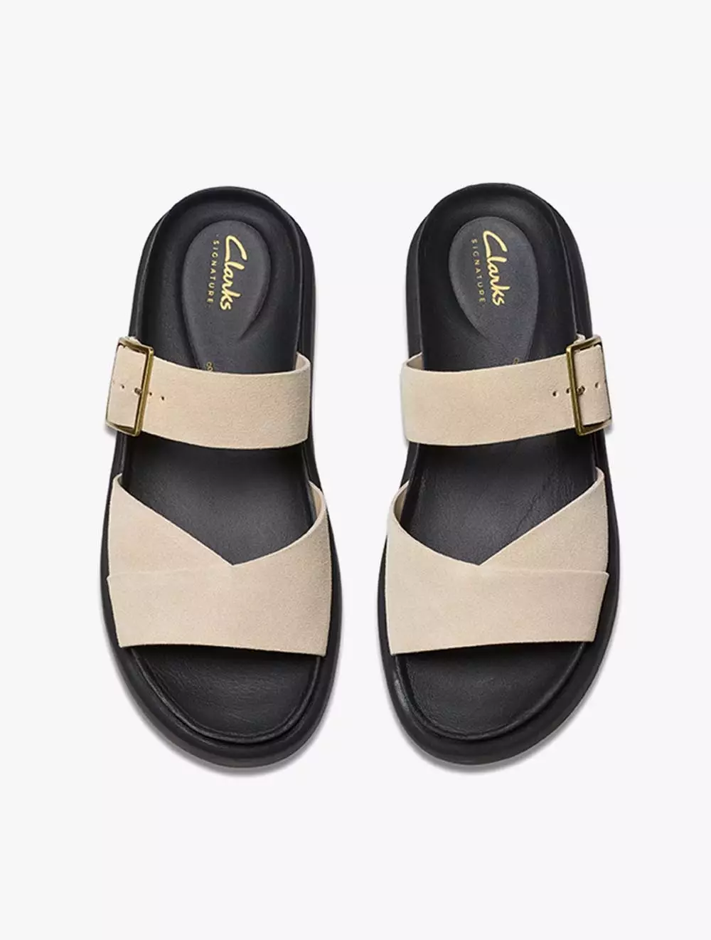 Clarks Aristella Mule Ecru Suede