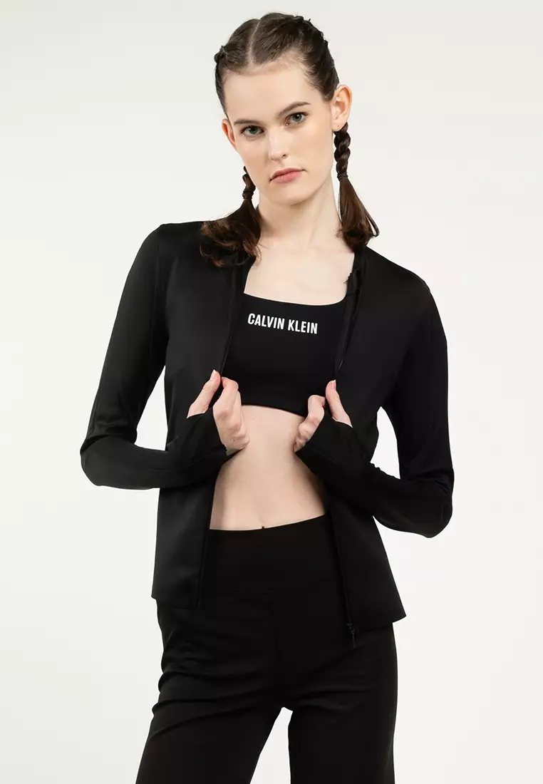 Calvin Klein Scuba Fit & Flare Half Zip Dress - Calvin Klein Jeans 2026 |  Buy Calvin Klein Online | ZALORA Hong Kong