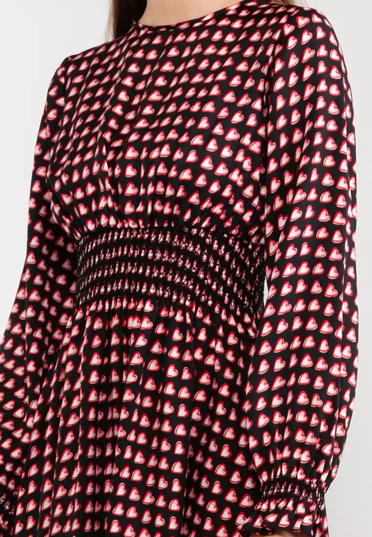 Kate spade cheap houndstooth chiffon dress