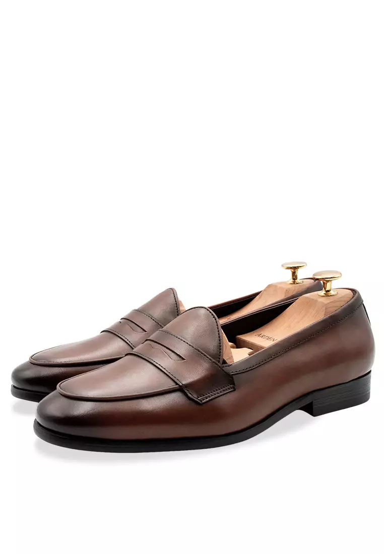 Emperado Chestnut Blake Stitch Belgian Loafer