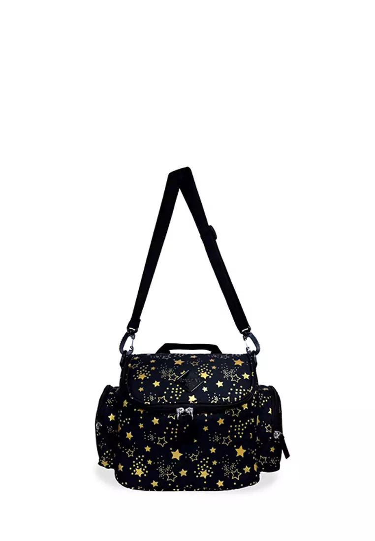 Freckles Cooler Bag Moonlight Stars Black - Tas penyimpan ASI