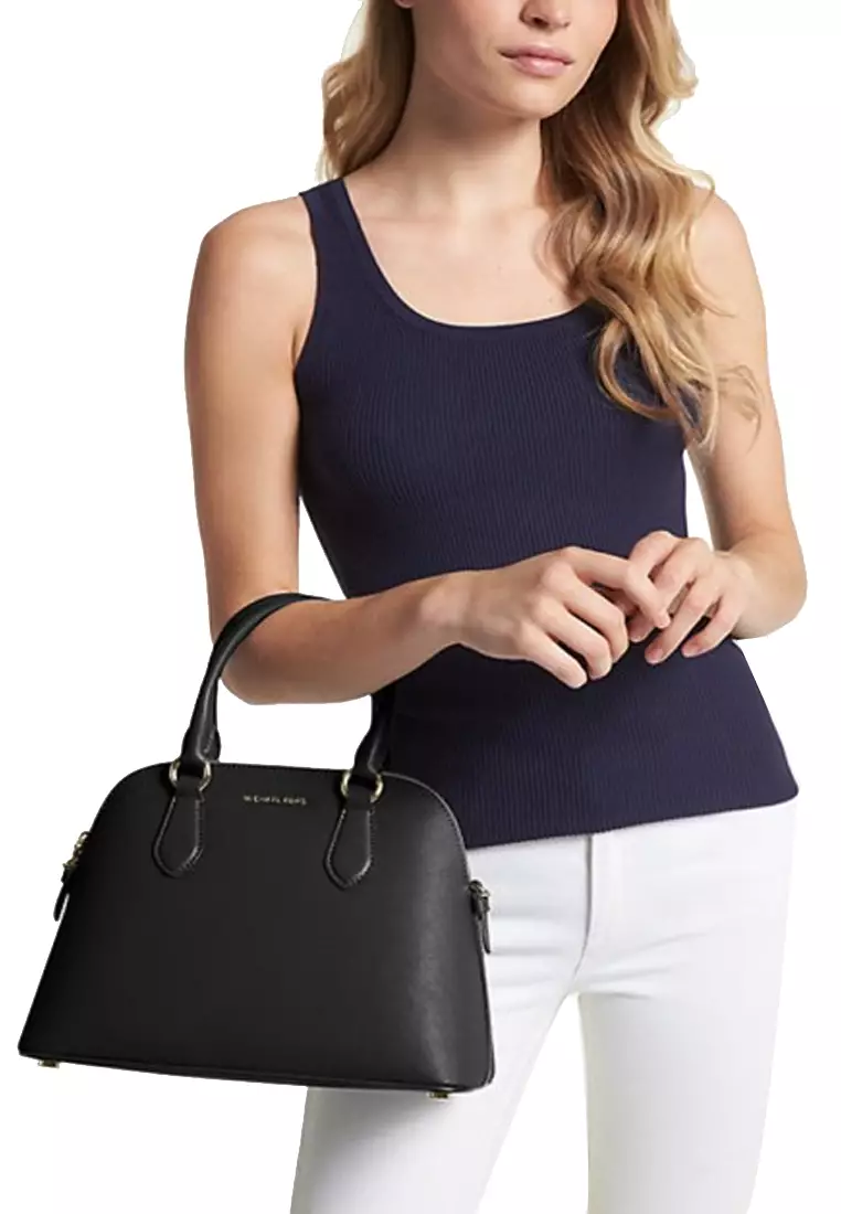 Buy MICHAEL KORS Michael Kors VERONICA MD DOME SATCHEL LEATHER Cow