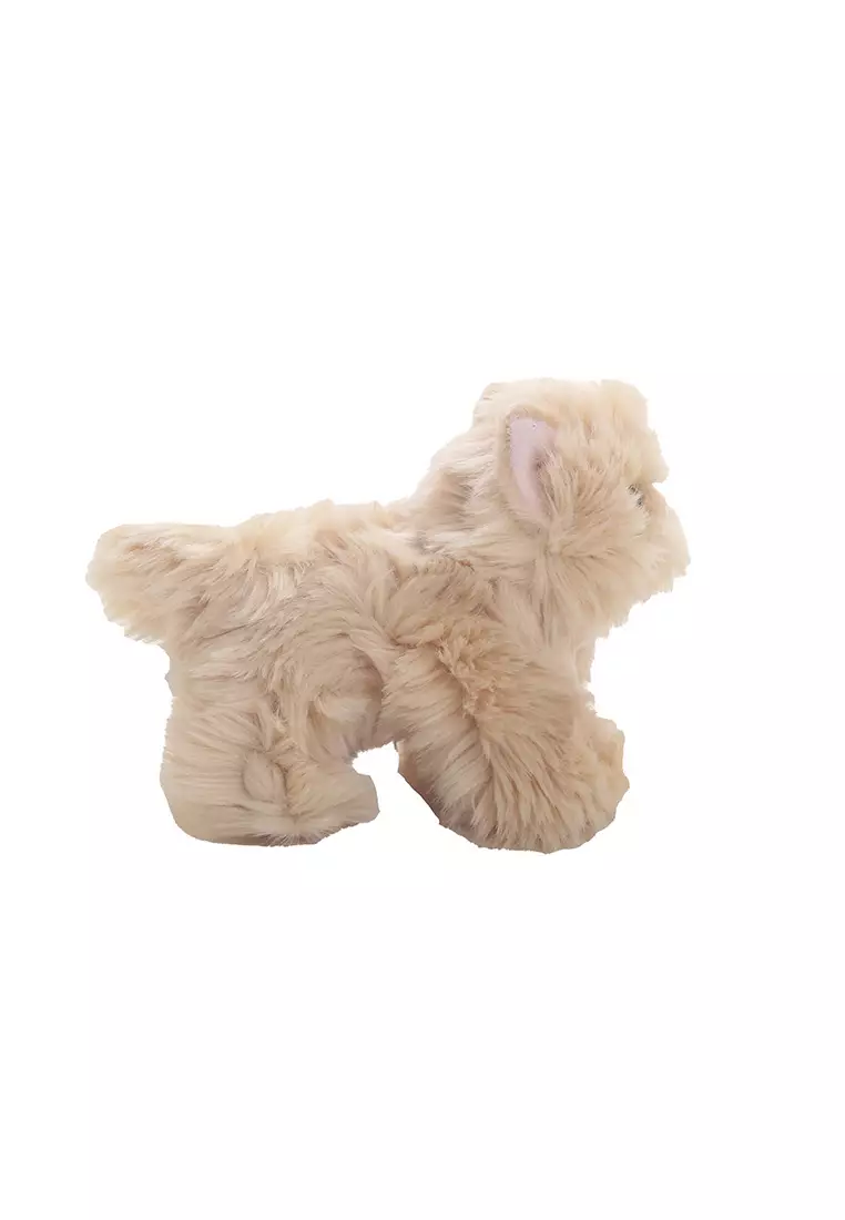 Boneka Binatang Animal Plush Kucing Cat Brown Coklat 15x12 cm