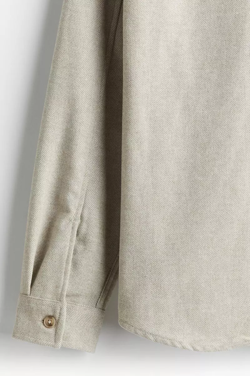 Regular Fit Felted overshirt