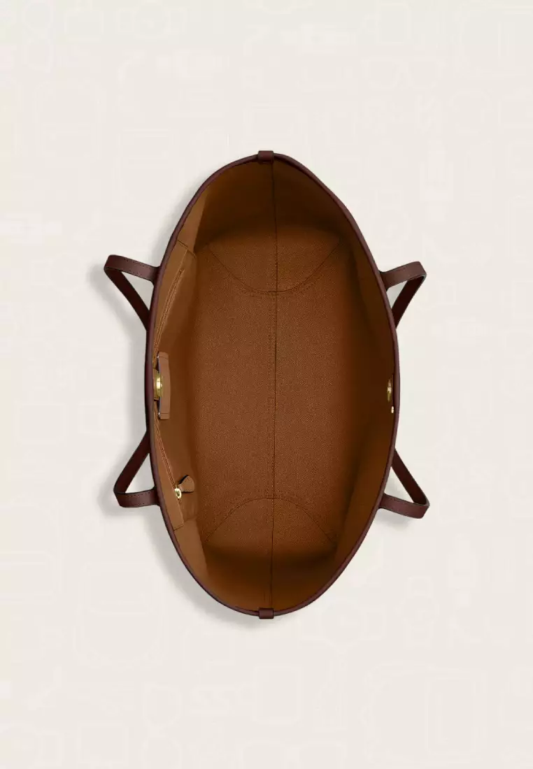 Coach City Tote Bag In Signature Canvas Tan Brown