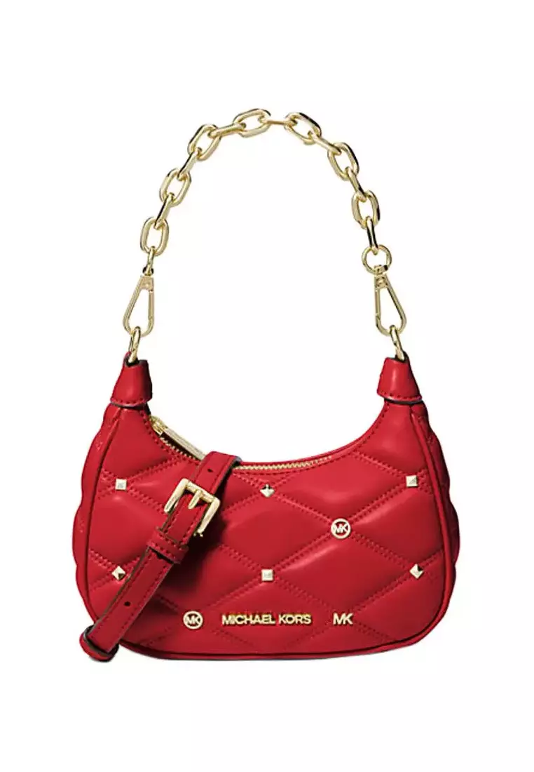 Red michael clearance kors crossbody