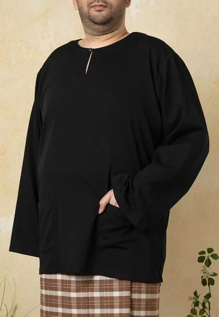 Plus Size Teluk Belanga with Sampin Set