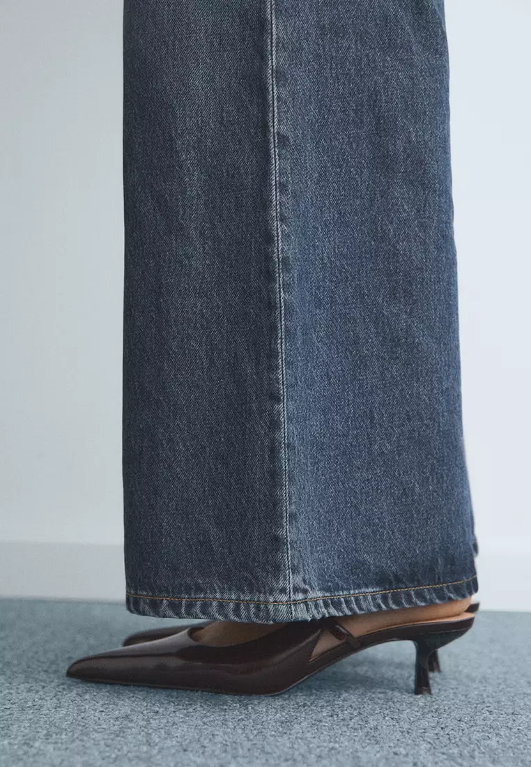 High-Waisted Wide-Leg Jeans