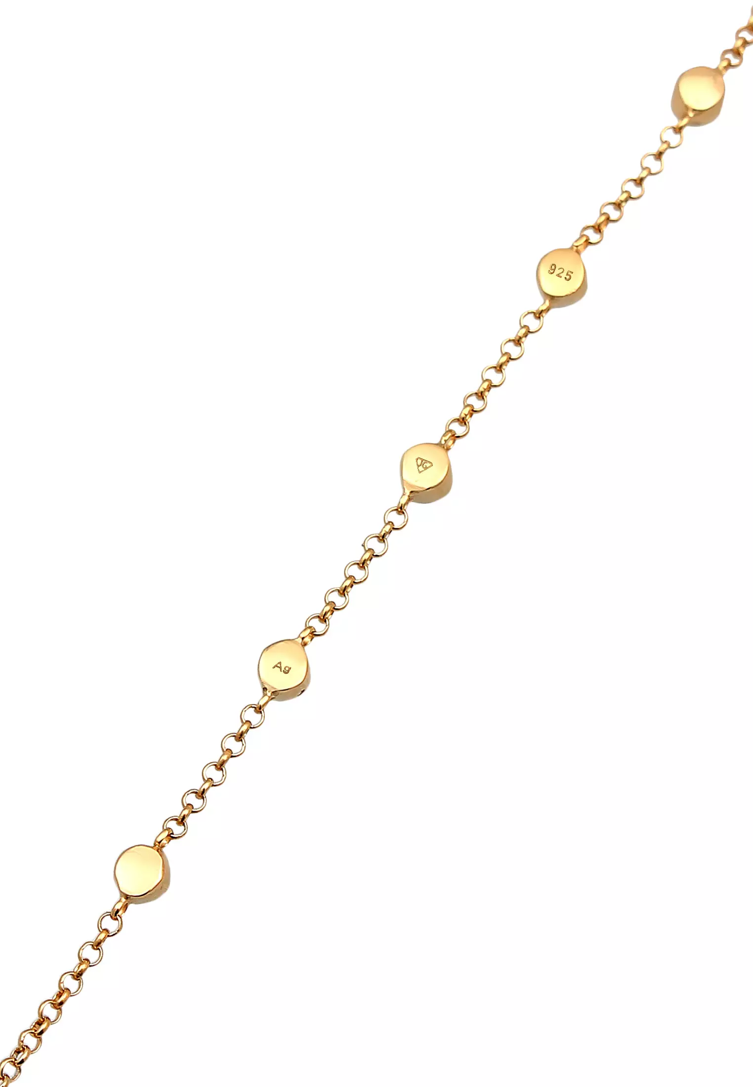 Bracelet chain Accessory Sparkling Crystals Green In Gold Plated