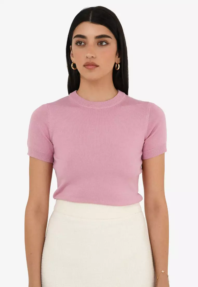 Catherine Short Sleeve Knit