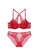 W.Excellence red Premium Red Lace Lingerie Set (Bra and Underwear) 36E94US70E22B2GS_1