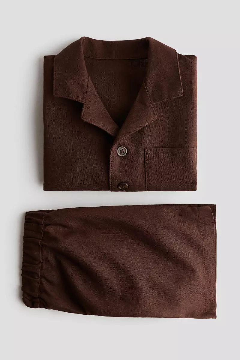 2-piece linen-blend set