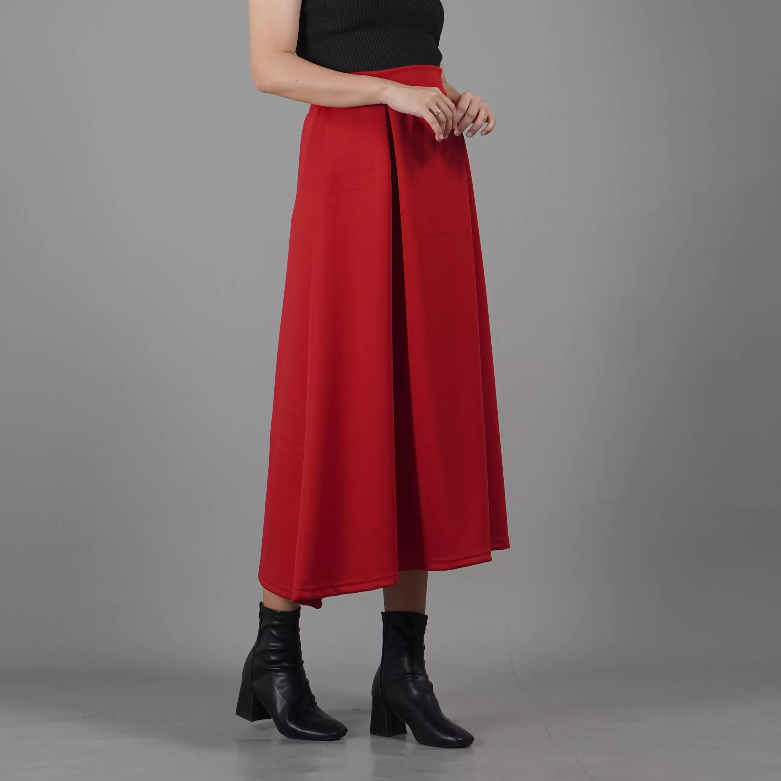  REBECA Flare Skirt Korean Style Christmas Outfit - MARUN